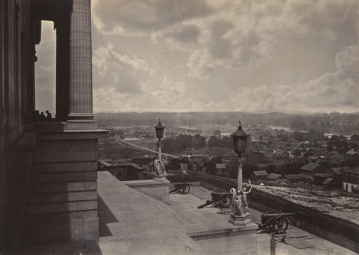 Nashville dal Campidoglio, anni 1860 da George N. Barnard
