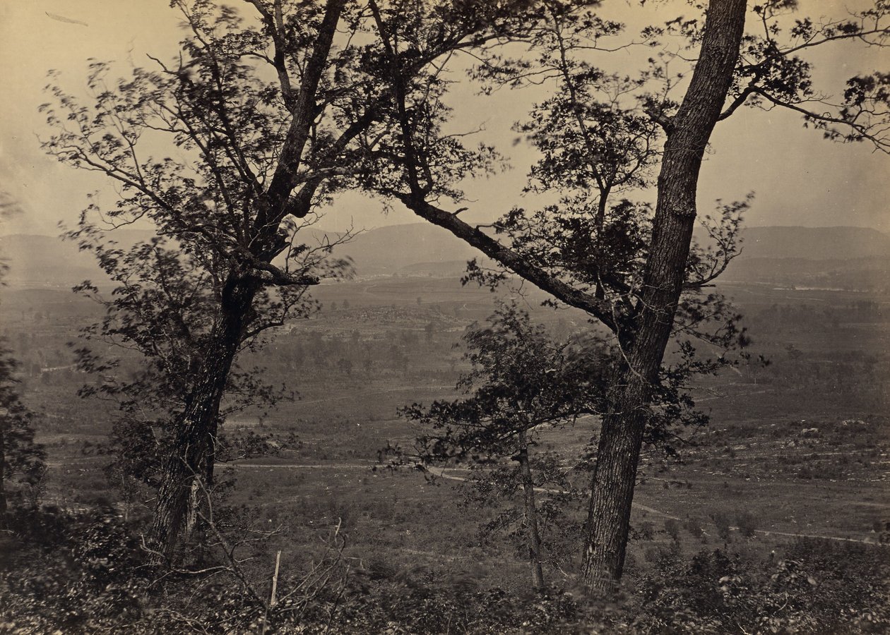 Orchard Knob da Mission Ridge da George N. Barnard