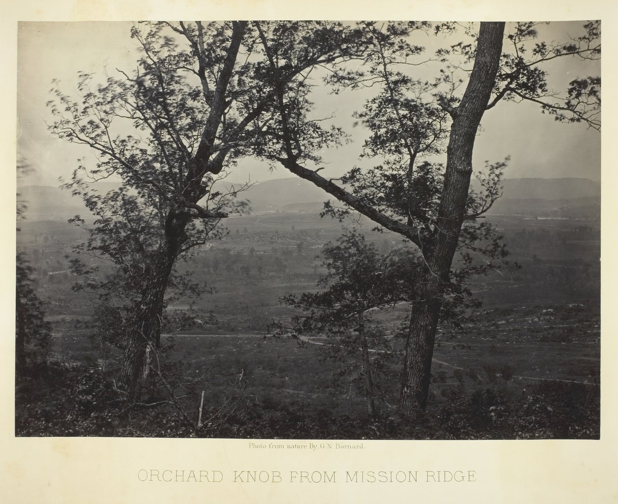 Orchard Knob da Mission Ridge da George N. Barnard