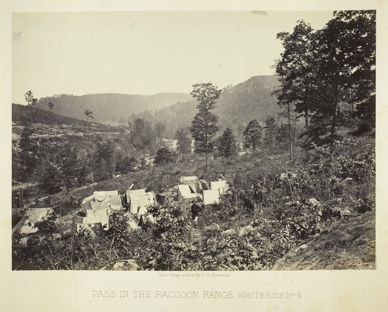 Passo nella catena dei procioni, Whiteside n. 2 da George N. Barnard