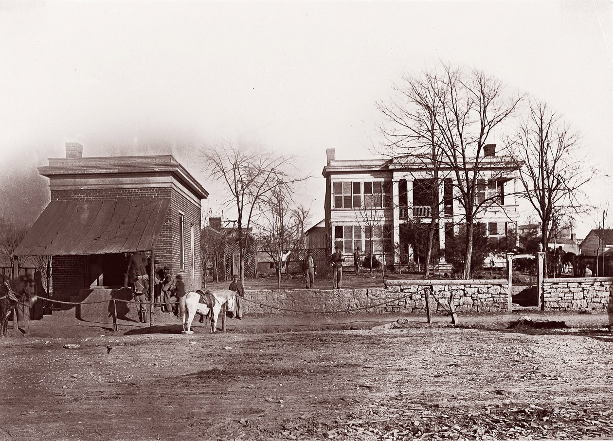 Quartier generale del Provost Marshal, Chattanooga, ca. 1864 da George N. Barnard