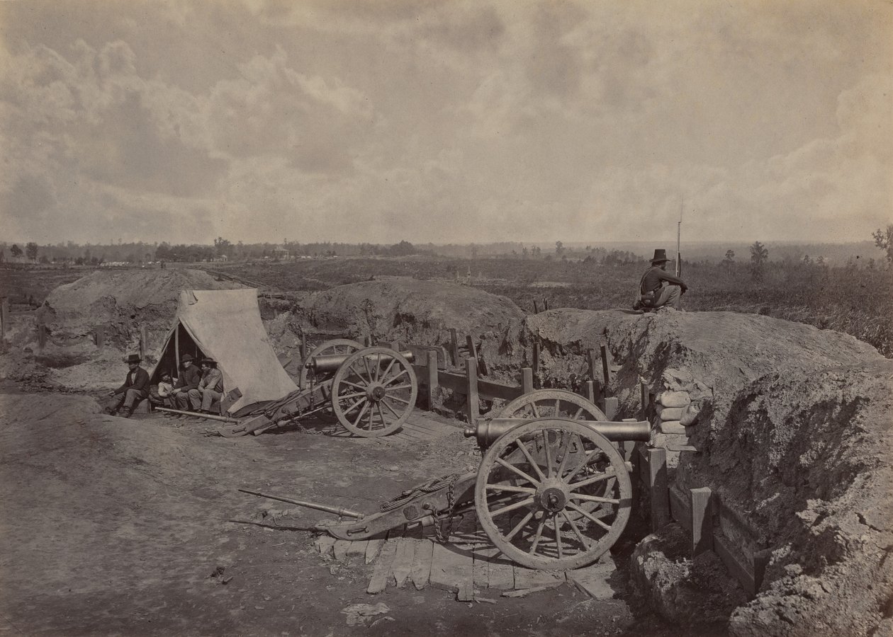 Opere ribelli davanti ad Atlanta, GA, No. 4, 1864 da George N. Barnard