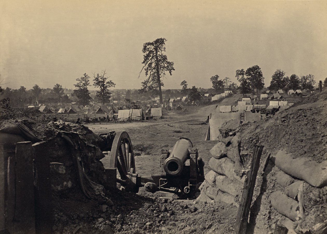 I ribelli operano alle porte di Atlanta, Georgia, n. 3 da George N. Barnard