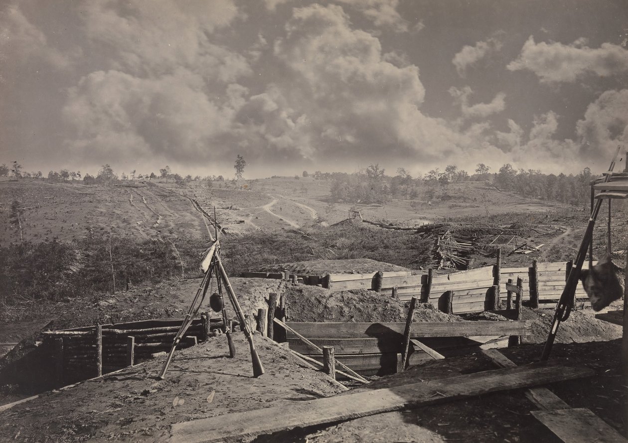 Opere ribelli davanti ad Atlanta, Georgia No. 5 da George N. Barnard