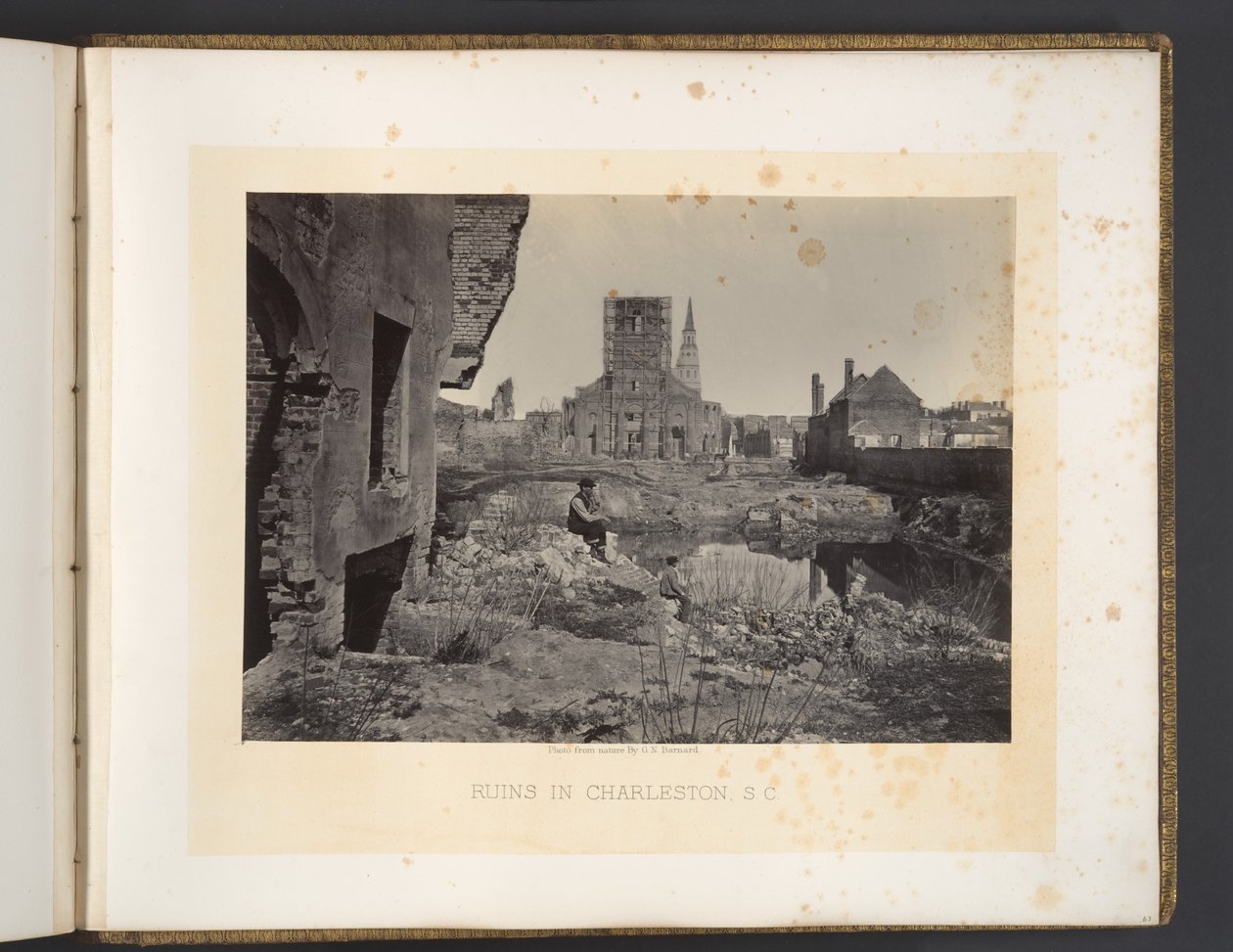 Rovine a Charleston, Carolina del Sud da George N. Barnard