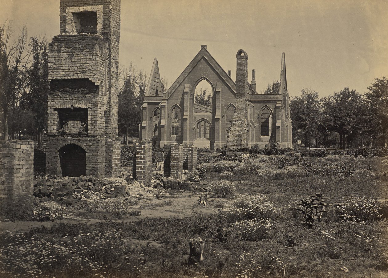 Rovine a Columbia, Carolina del Sud da George N. Barnard