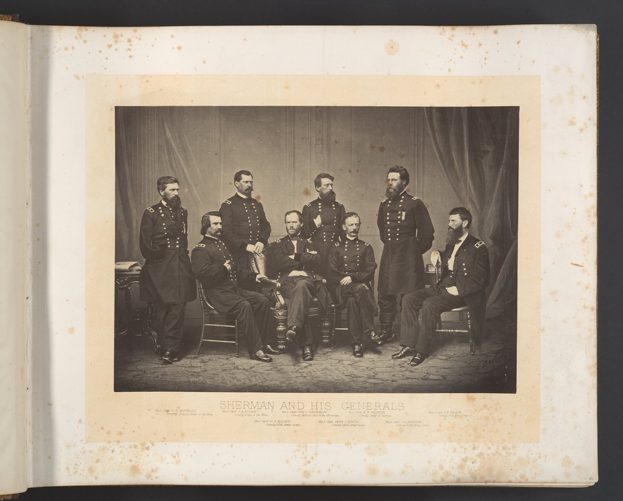 Sherman e i suoi generali da George N. Barnard