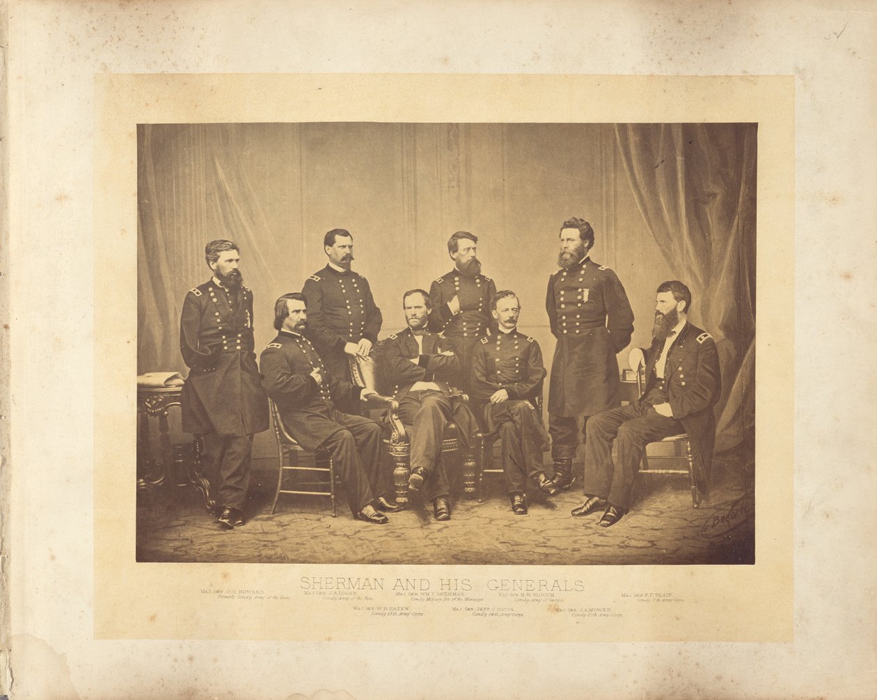 Sherman e i suoi generali da George N. Barnard