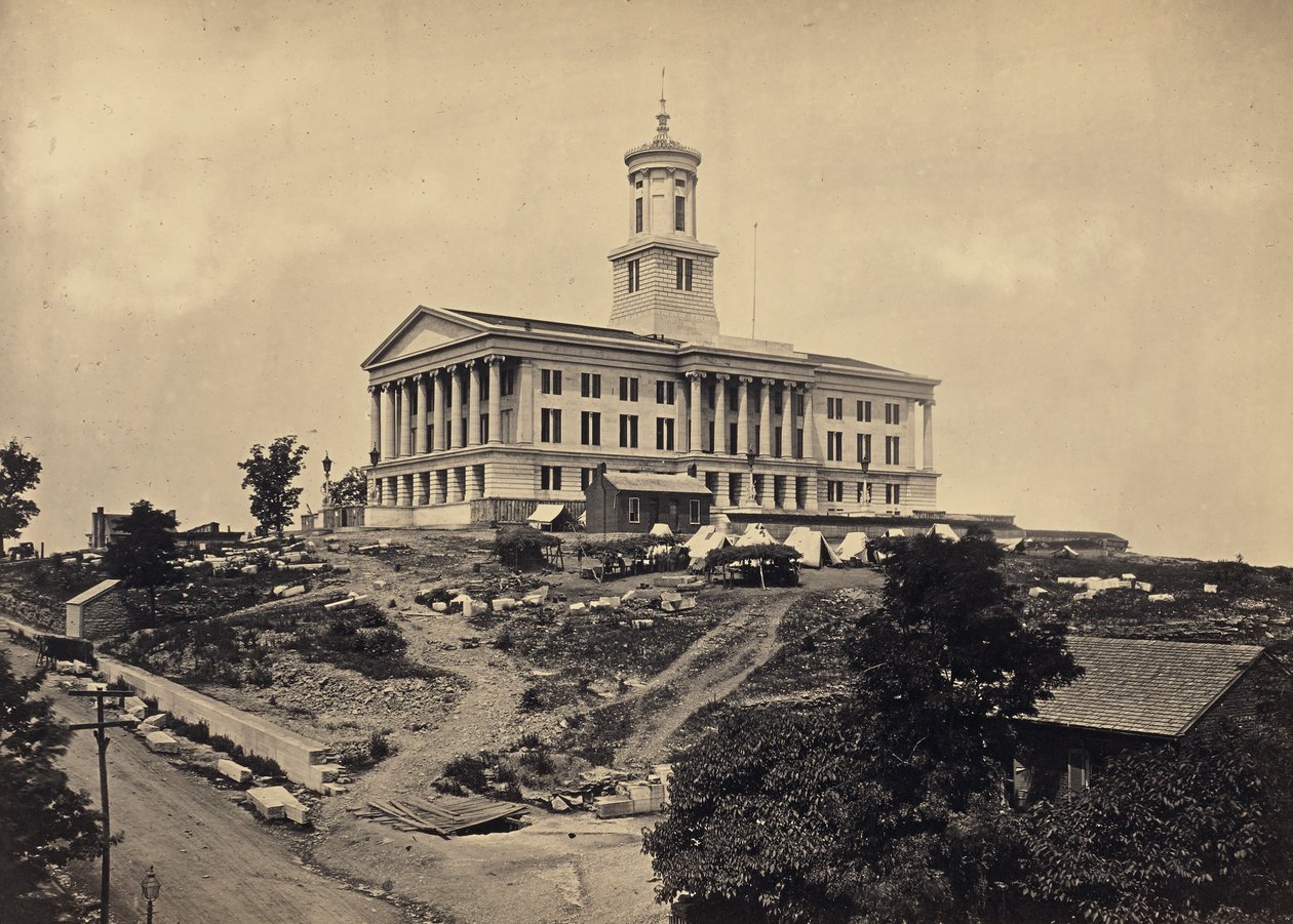 Il Campidoglio, Nashville, Tennessee da George N. Barnard
