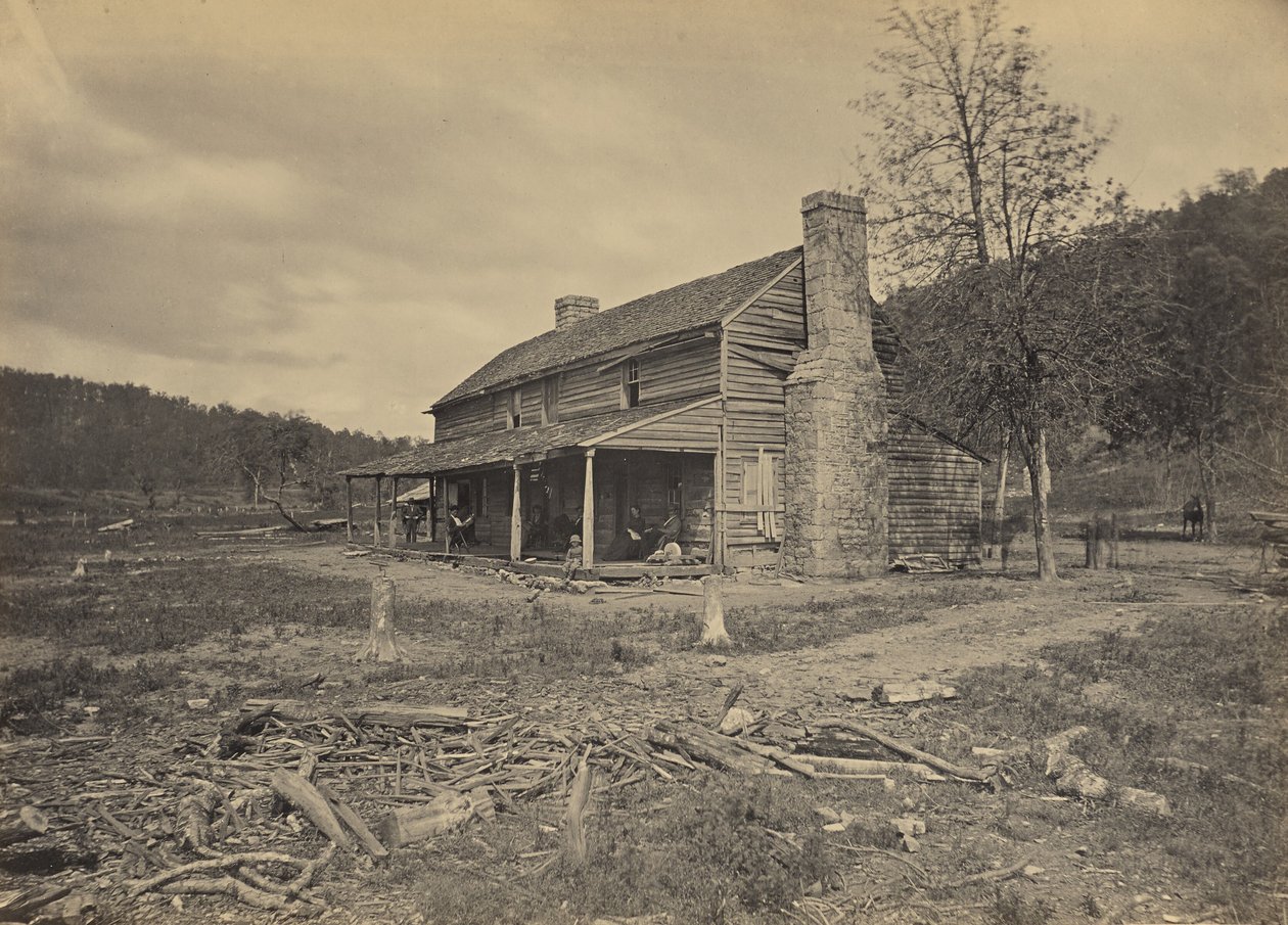 La John Ross House, Ringold, Georgia da George N. Barnard