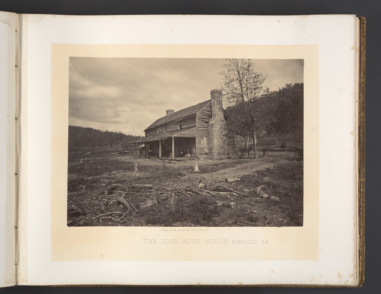 La John Ross House, Ringold, Georgia da George N. Barnard