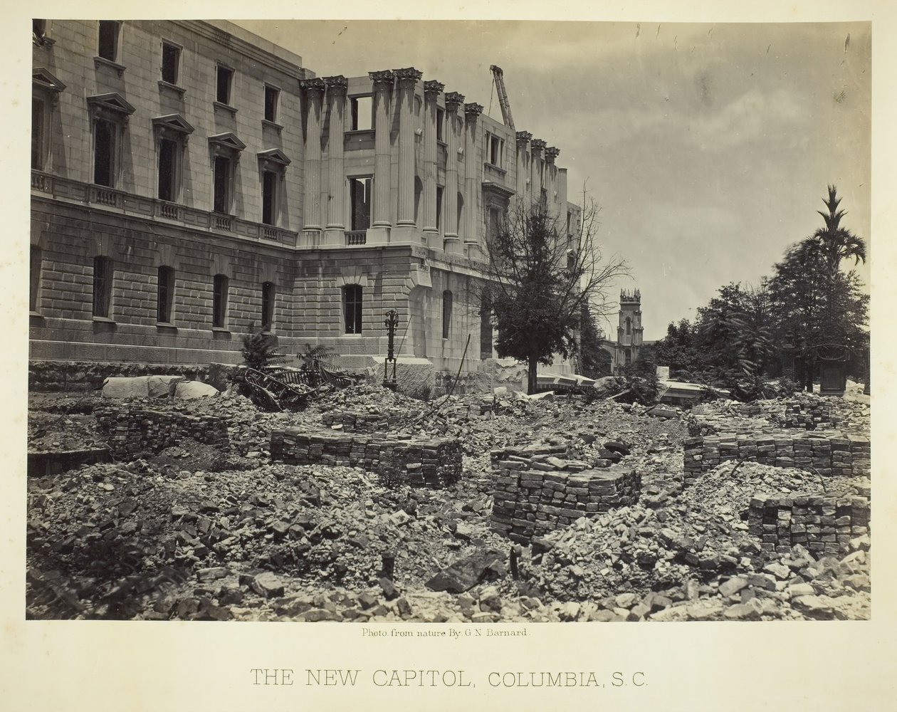 Il nuovo Campidoglio, Columbia, SC, 1865 da George N. Barnard