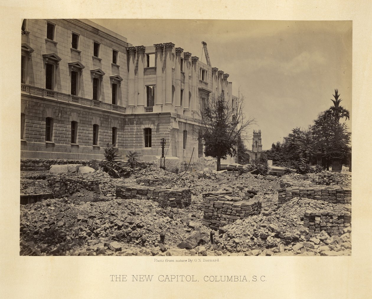 Il Nuovo Campidoglio, Columbia, Carolina del Sud da George N. Barnard