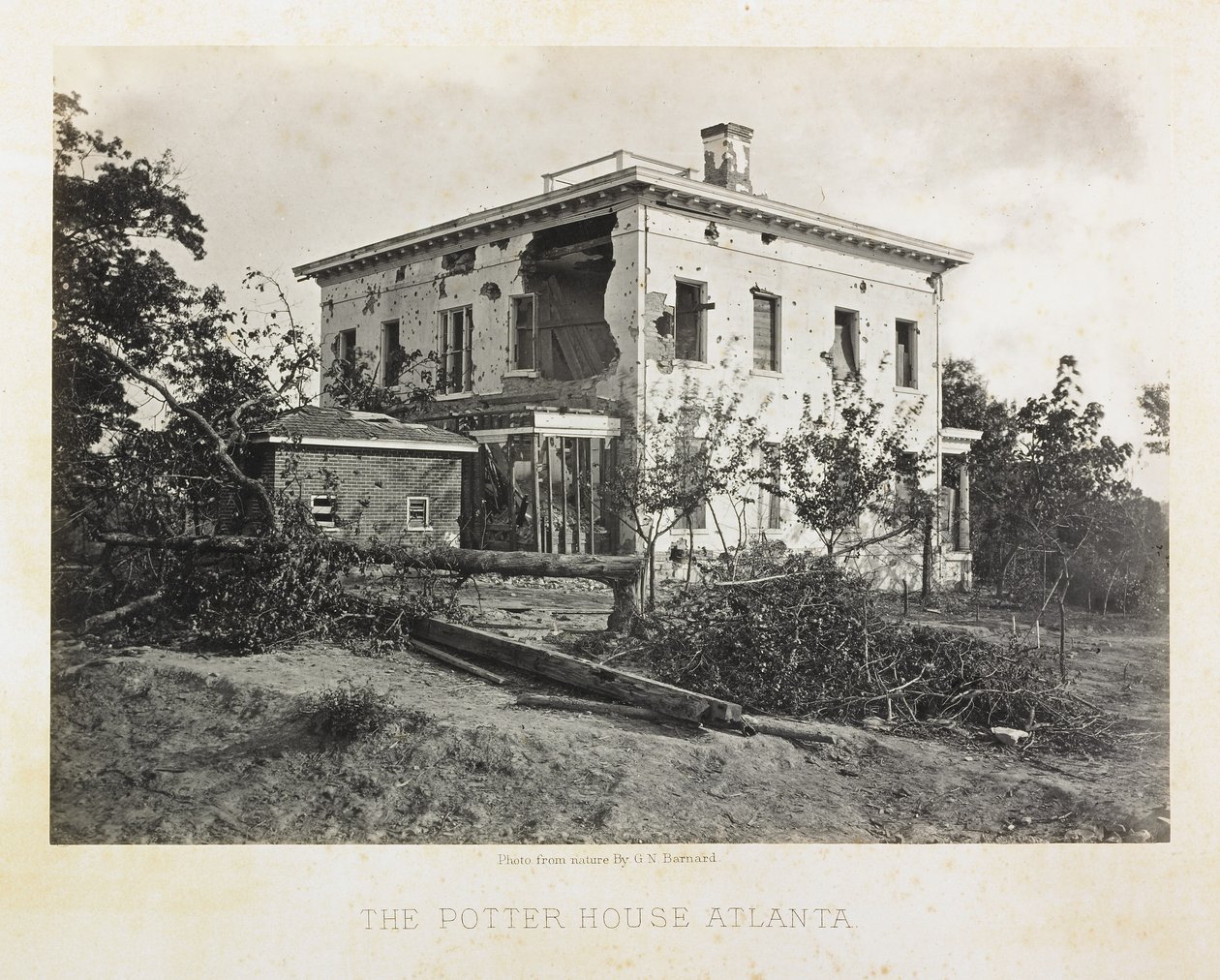 La casa Potter, Atlanta da George N. Barnard