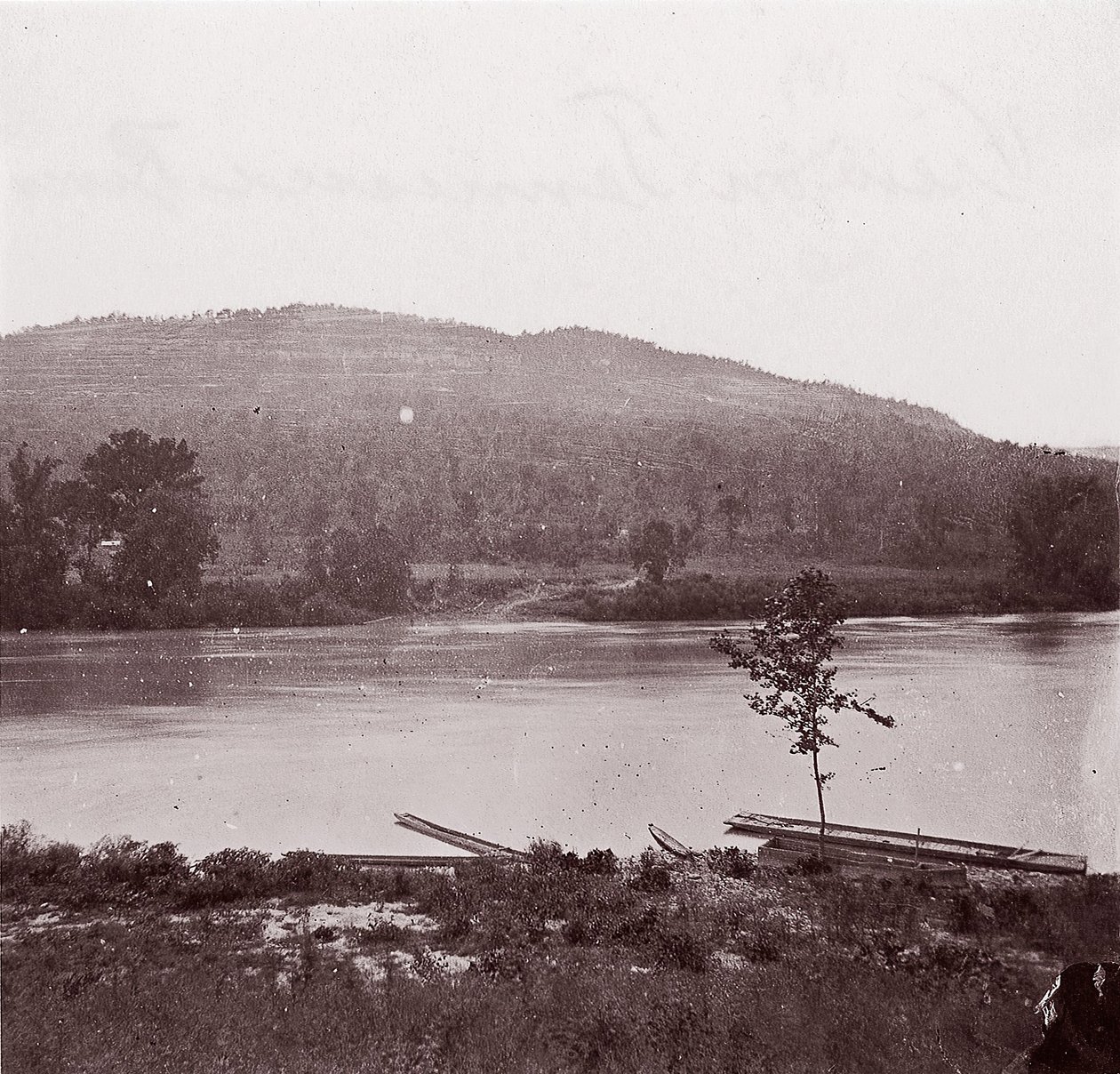 Veduta sul fiume Tennessee, ca. 1864 da George N. Barnard