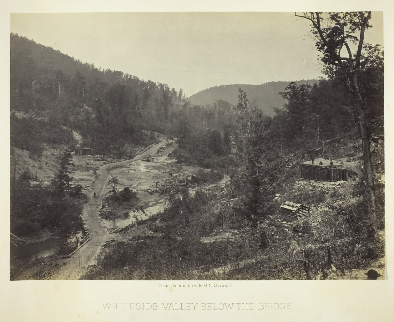 Valle di Whiteside sotto il Ponte da George N. Barnard