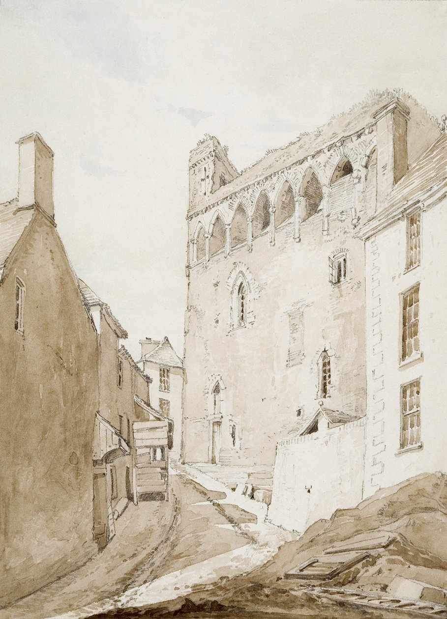 Castello di Swansea da George Orleans Delamotte