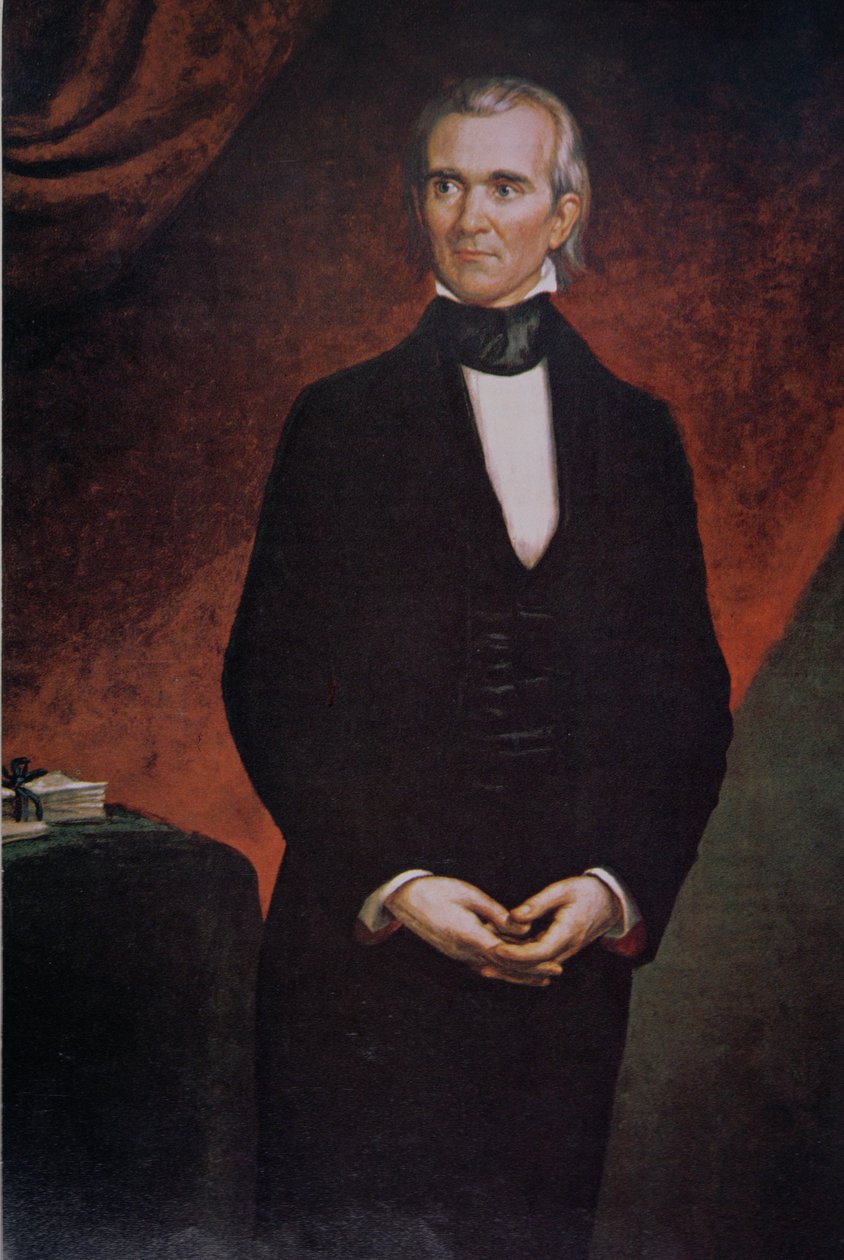James Knox Polk (1795-1849) da George Peter Alexander (after) Healy