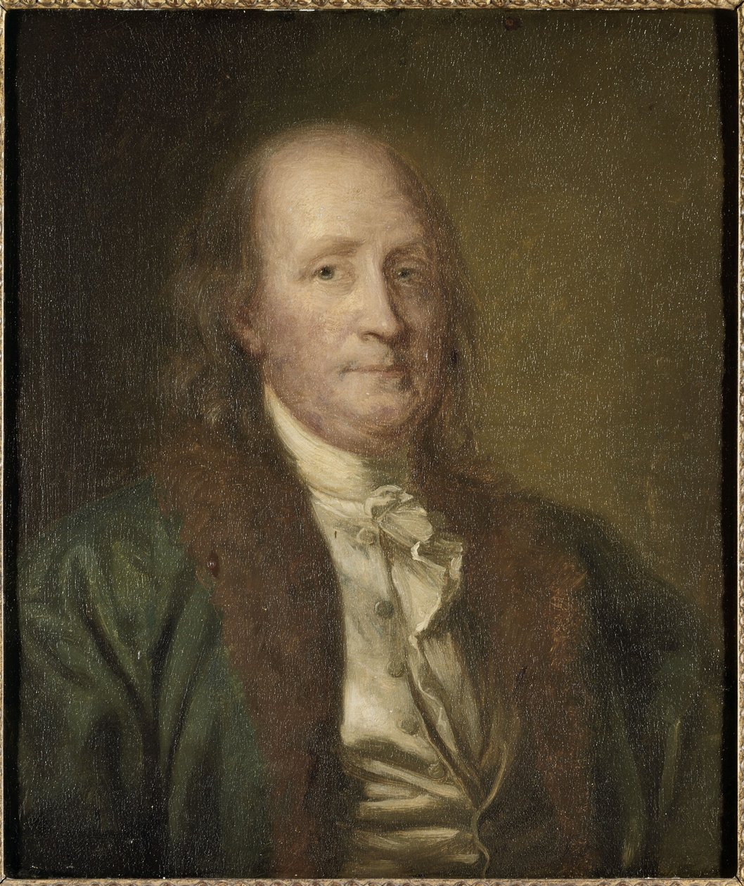 Francese:  Benjamin Franklin (1706-1790) Benjamin Franklin (1706-1790) da George Peter Alexander Healy