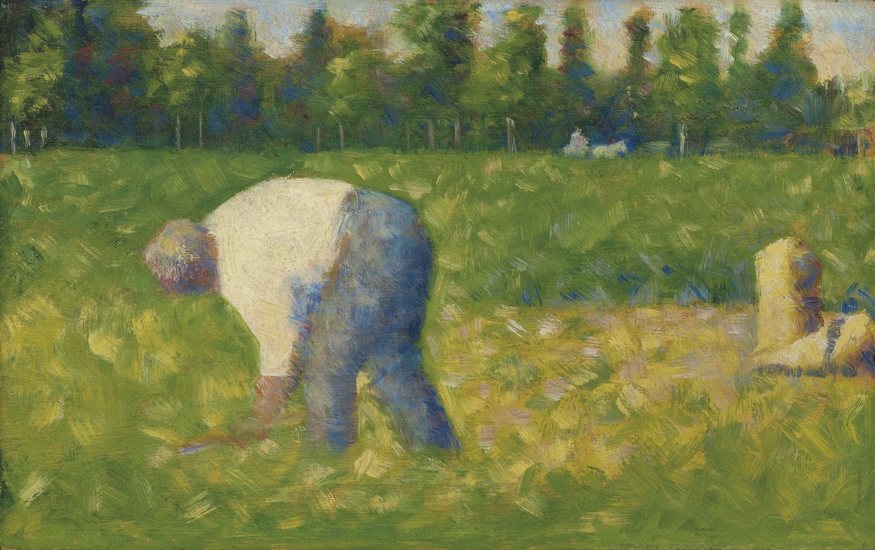 Contadino al lavoro, 1883 da George Pierre Seurat