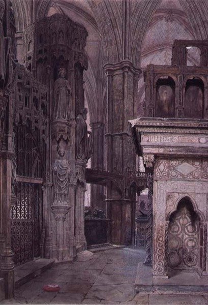 Cappella di Edoardo il Confessore, Abbazia di Westminster da George Price Boyce