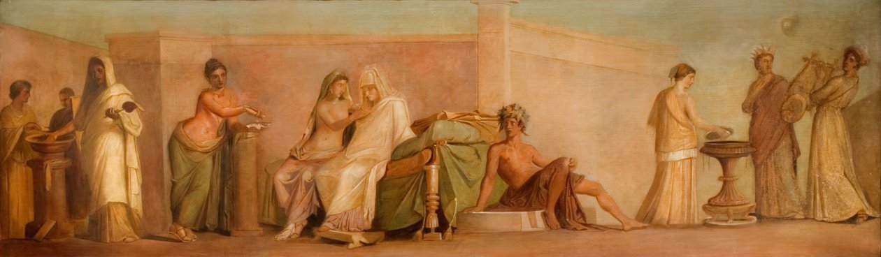Una copia del Matrimonio Aldobrandini, 1838 da George Richmond