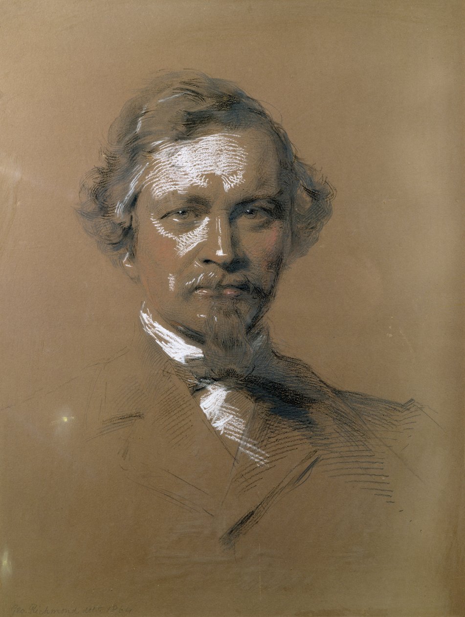 August Wilhelm Hofmann, chimico tedesco, 1864 da George Richmond