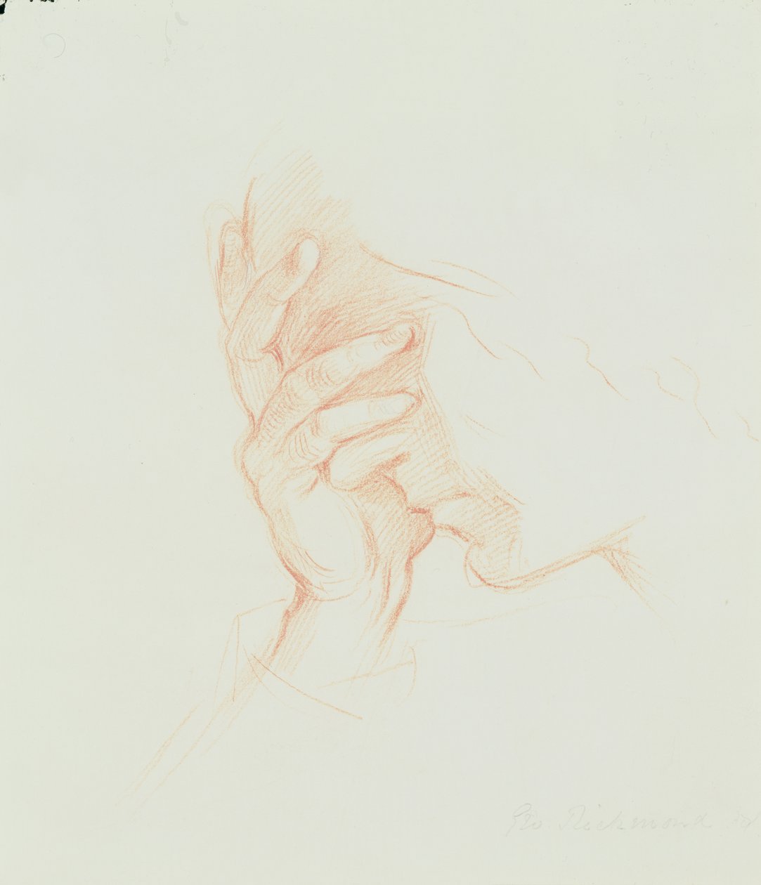 Studio della testa di una donna, c.1835 da George Richmond