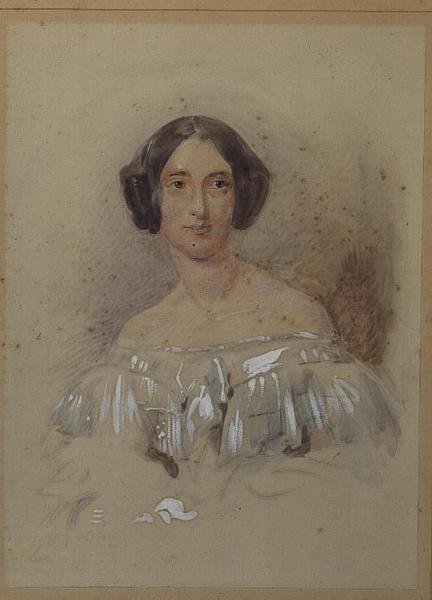 Ritratto di Fanny (Frances) Cartwright da George Richmond