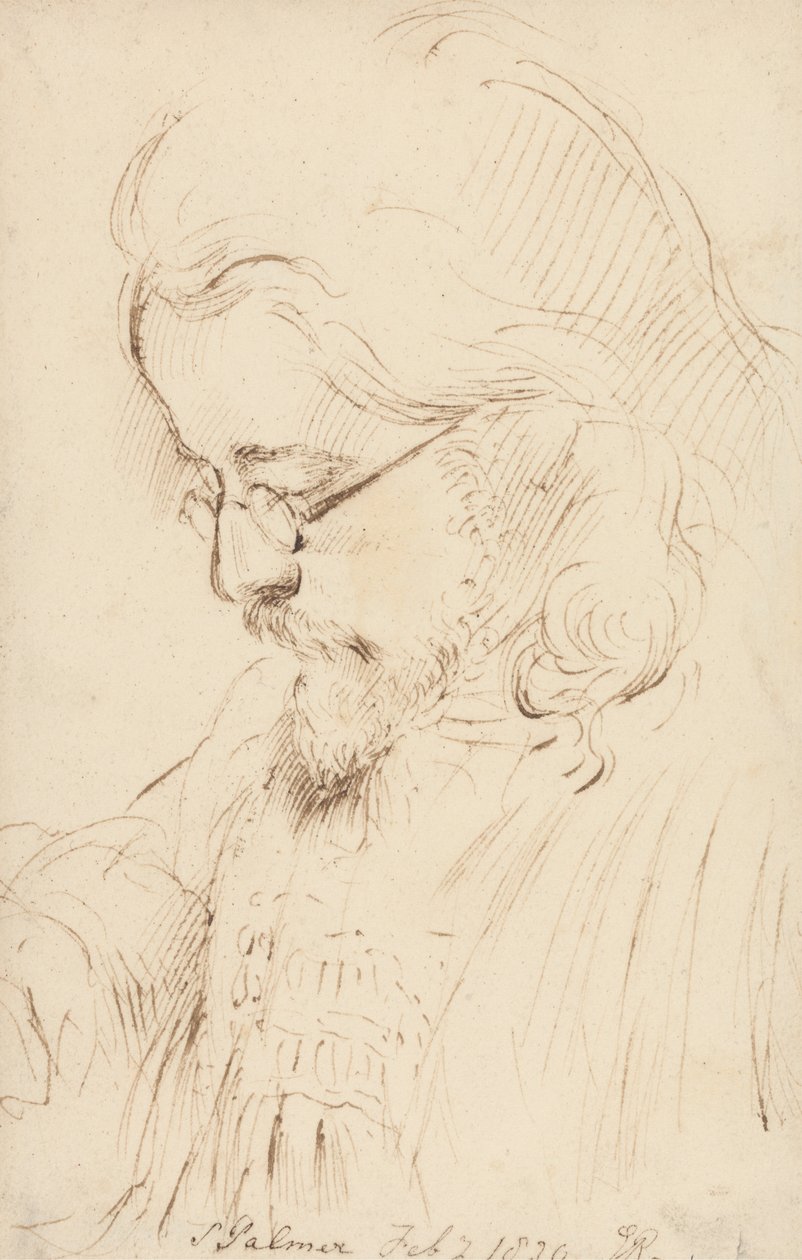 Ritratto di Samuel Palmer, Testa e Spalle da George Richmond