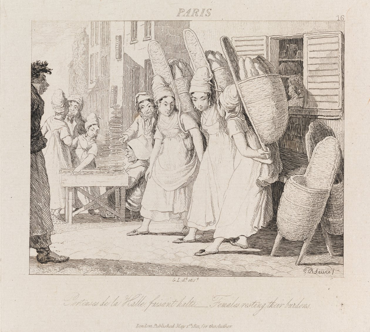 Donne che riposano, Parigi, c.1821 da George Robert Lewis