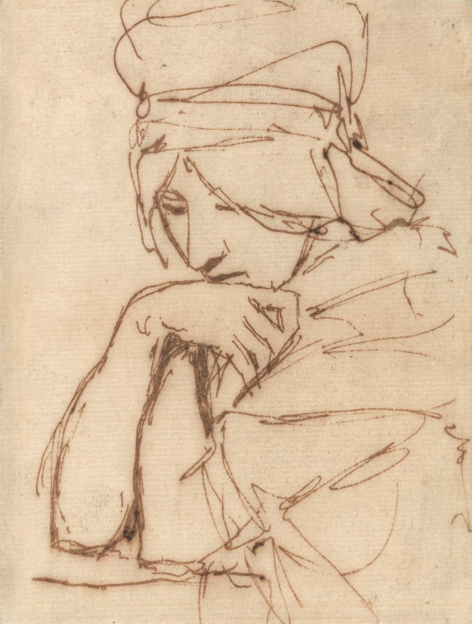 Una donna pensierosa da George Romney