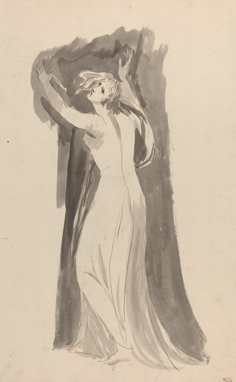 Studio di Miranda per "La Tempesta" da George Romney