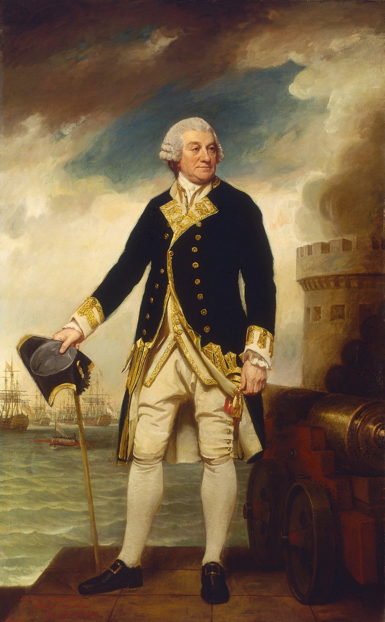 Ammiraglio Sir Francis Geary (1709/10-1796) da George Romney