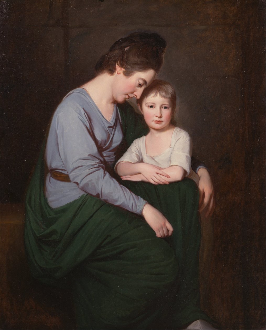 Ann Wilson con la figlia Sybil da George Romney