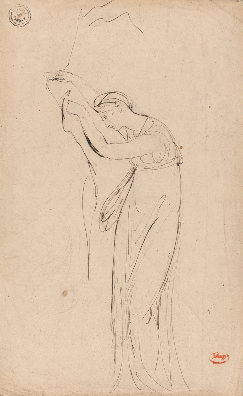 Donna prigioniera o depressa: Forse Andromaca da George Romney