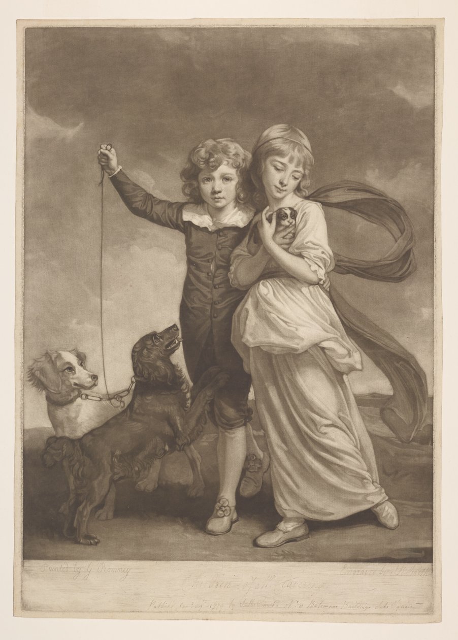 I figli del signor Clavering da George Romney