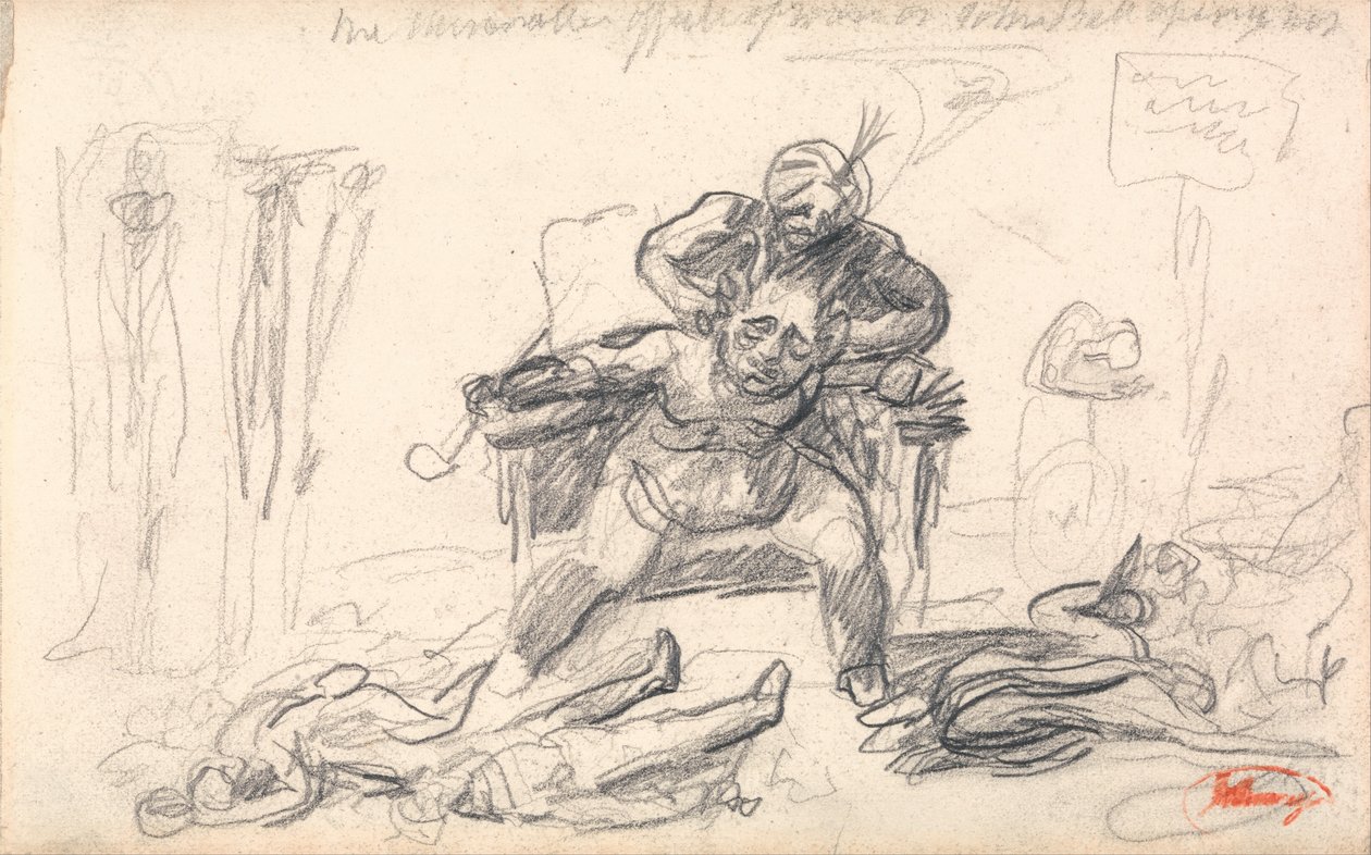 Il sovrano demoniaco e i sudditi: "I miserabili effetti della guerra su John Bull...". da George Romney