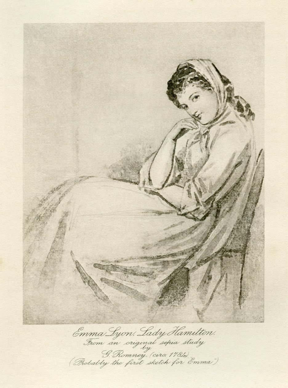 Emma Lady Hamilton da George Romney