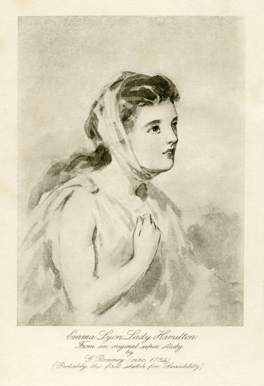 Emma Lady Hamilton da George Romney