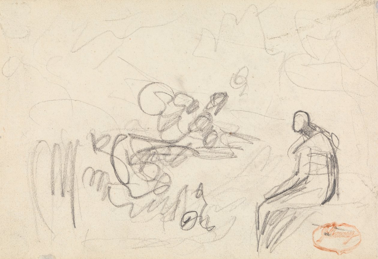 Studio di composizione di figure 43 da George Romney