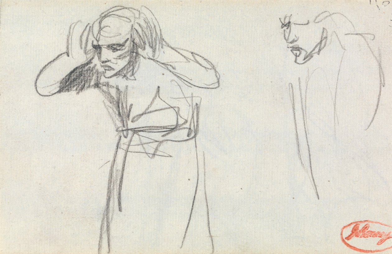 Figura con le mani sulle orecchie da George Romney