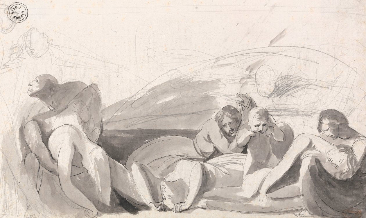 Howard in visita a un carcere da George Romney
