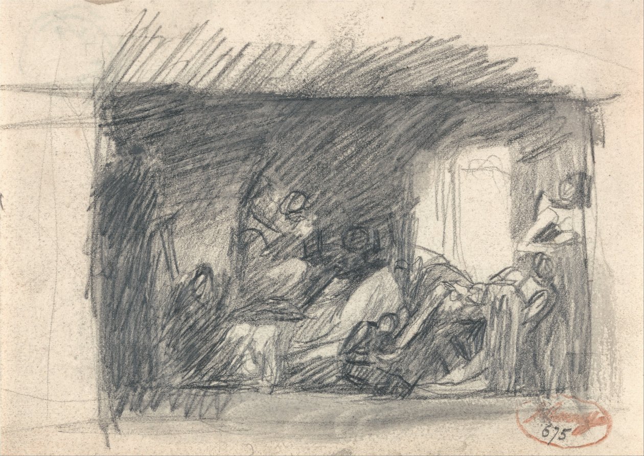 Howard in visita a un carcere da George Romney