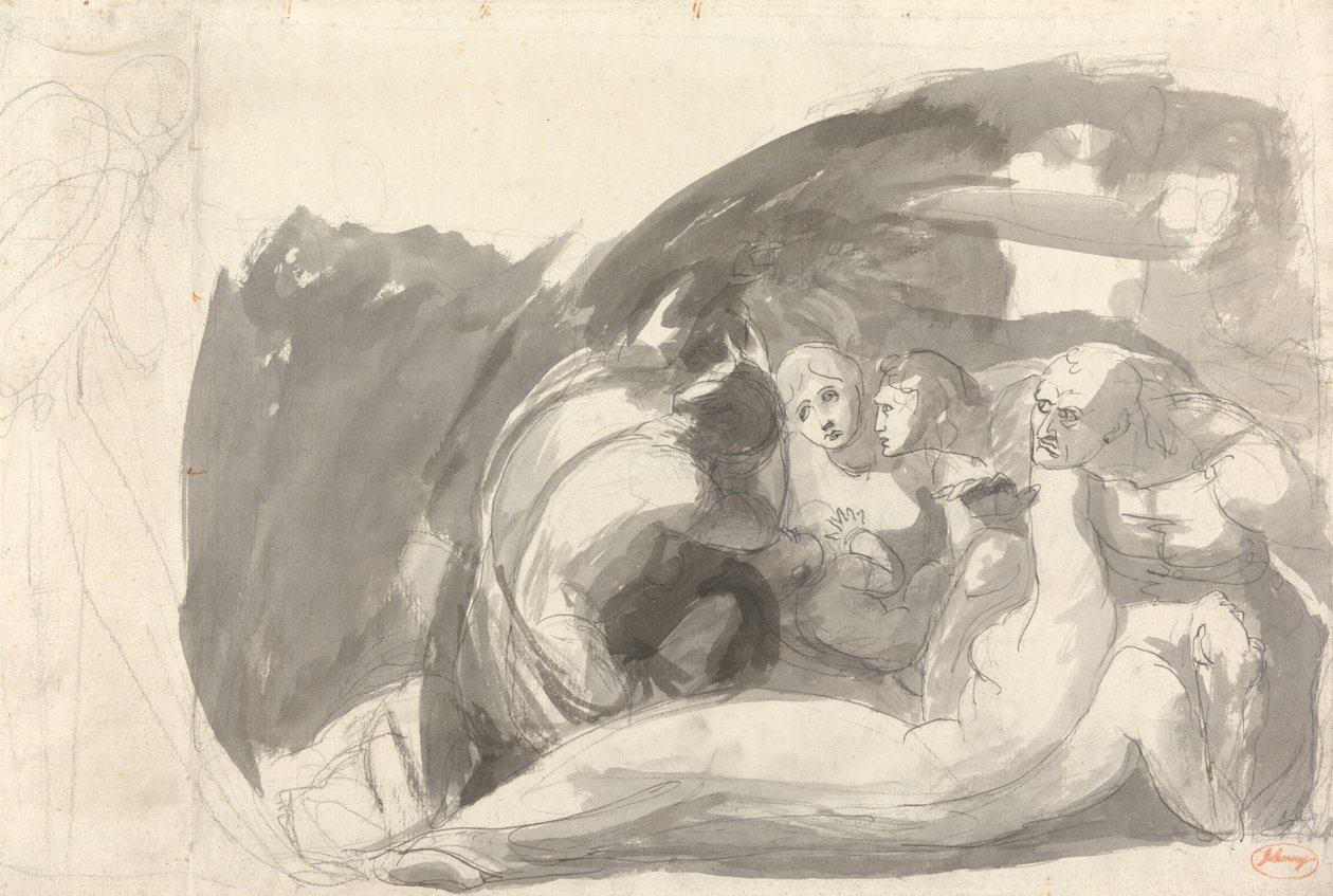 Howard in visita in un carcere da George Romney