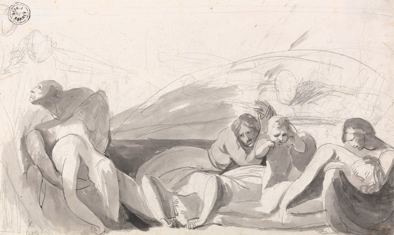 Howard in visita in un carcere da George Romney