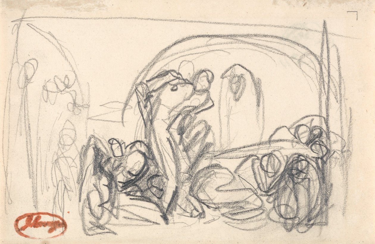 Howard in visita in un carcere da George Romney