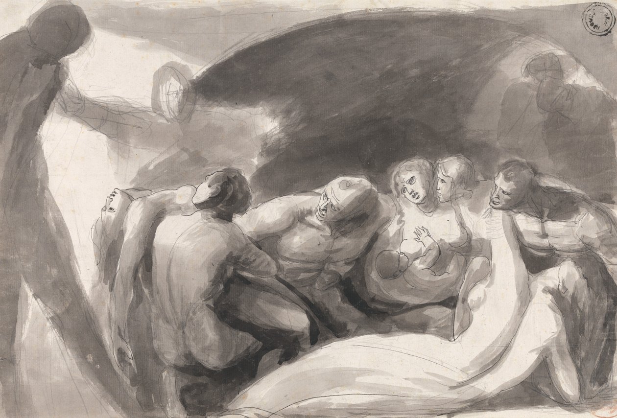 Howard in visita in un carcere da George Romney