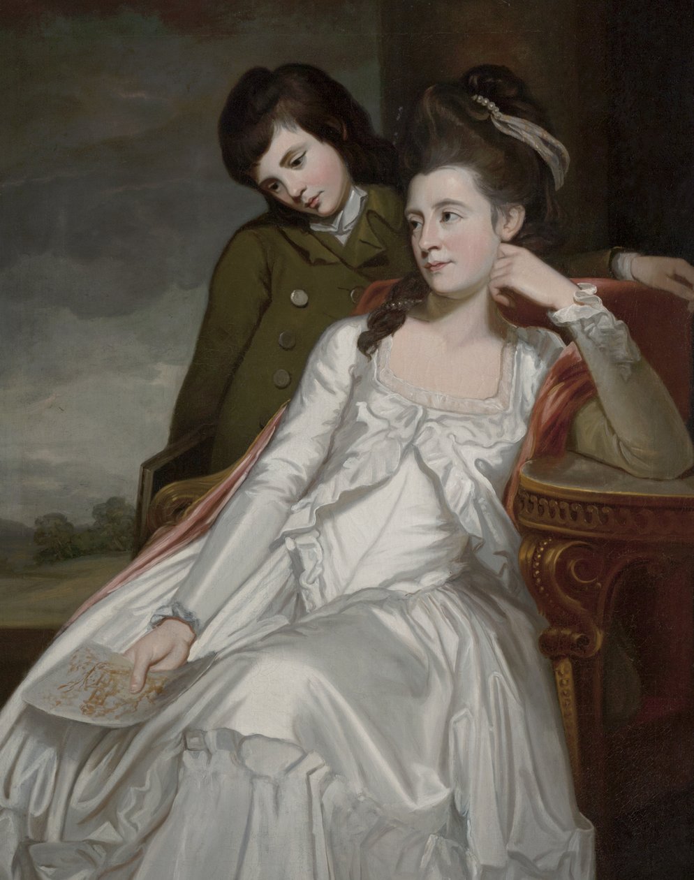 Jane, Duchessa di Gordon e suo Figlio, George da George Romney