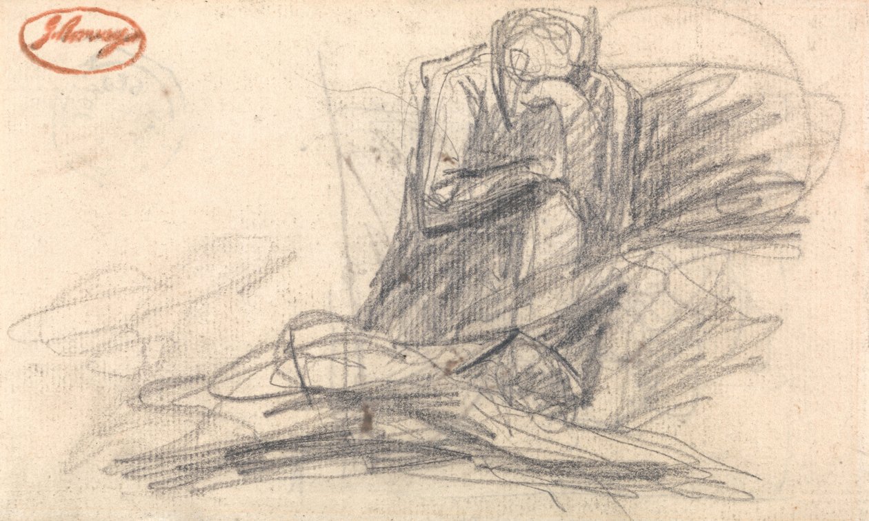 Figura inginocchiata da George Romney